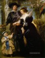 Rubens seine Frau Helena Fourment und ihr Sohn Peter Paul Barock Peter Paul Rubens